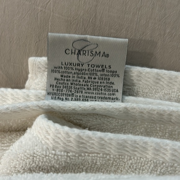 Charisma Classic II 30" x 56" Bath Towels (2) - Picture 2 of 3